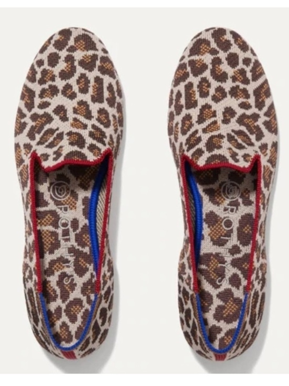 The Loafer in the Mocha Spot leopard print pattern Sz 8